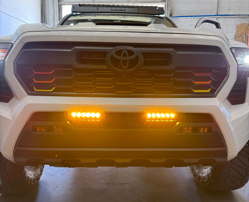 Heretic Behind the Grill Dual 6" Amber Bar Kit For Tacoma (2024-Current)