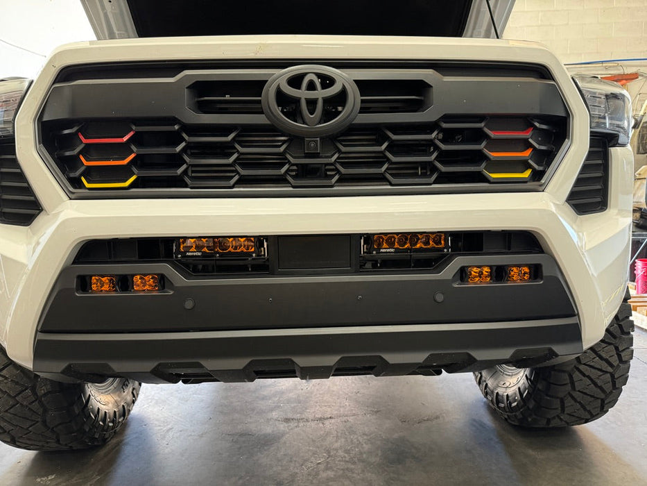 Heretic Behind the Grill Dual 6" Amber Bar Kit For Tacoma (2024-Current)