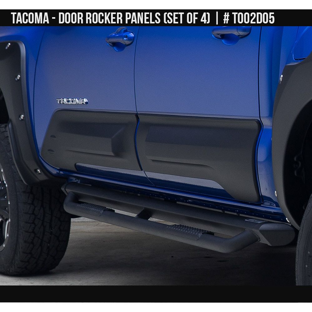 Air Design Door Rocker Panel Set For Double Cab Tacoma (2016-2020) — Tacoma  Lifestyle