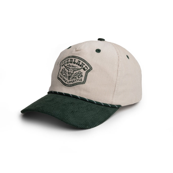 Tacoma Lifestyle Overland Outlaw Cream/Green Corduroy Hat