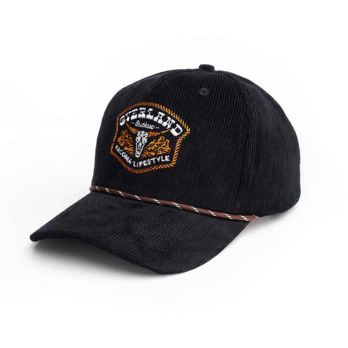 Tacoma Lifestyle Overland Outlaw Black Corduroy Hat