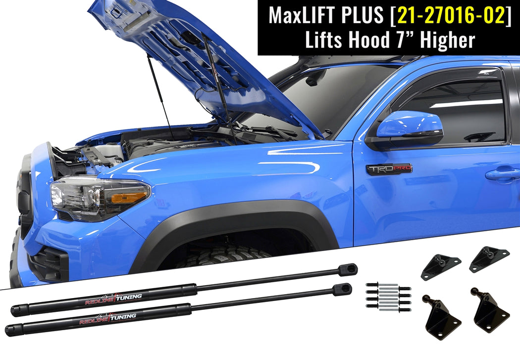 Redline Tuning Hood QuickLIFT Plus MaxLIFT For Tacoma (2016-2023)