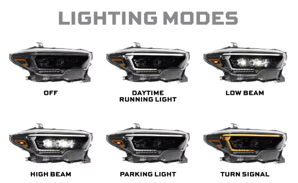 Morimoto XB EVO Hybrid Headlights For Tacoma (2016-2023)