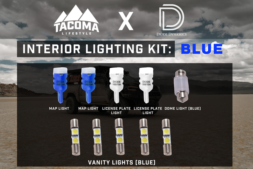 Diode Dynamics Interior LED Lighting Kit For Tacoma (2016-2023)