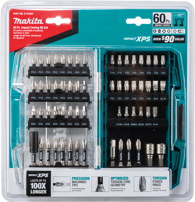 Makita Impact 60 PC. Bit Set